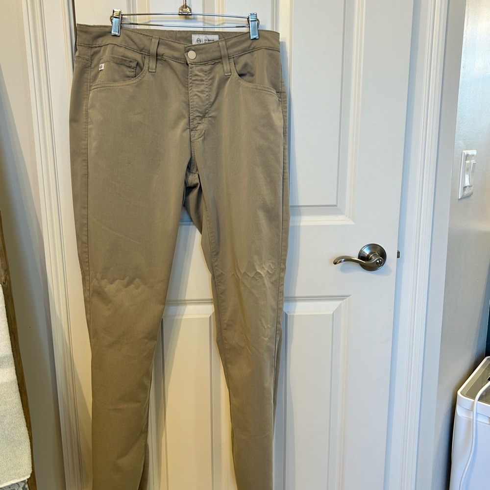 Ag Adriano Goldschmied Men's Everett Khaki Chinos 31x32